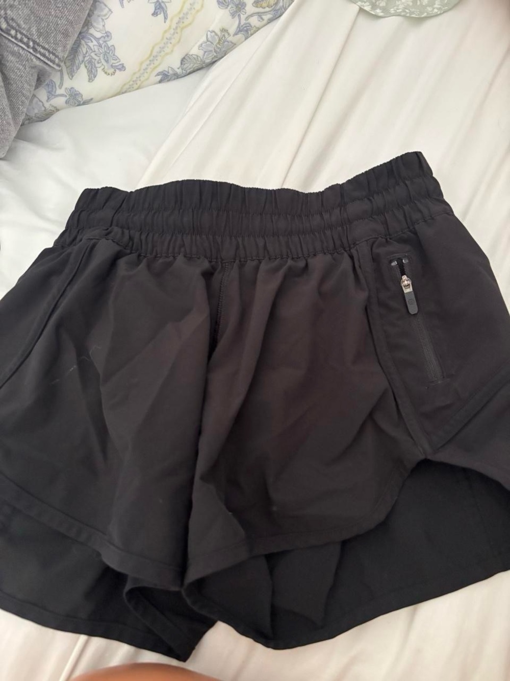Women's Black Lululemon shorts